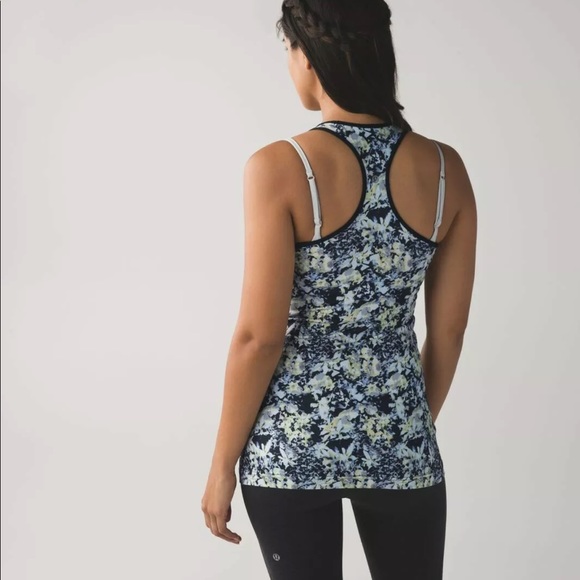 Lululemon CRB Cool Racerback Tank Top Floral - Picture 5 of 6